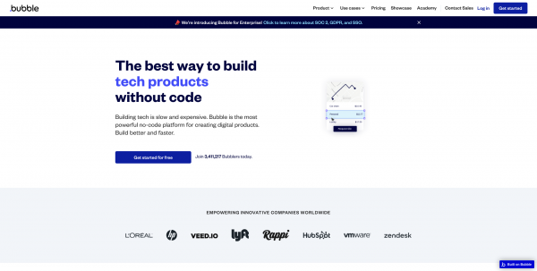 The best way to build web apps without code | Bubble